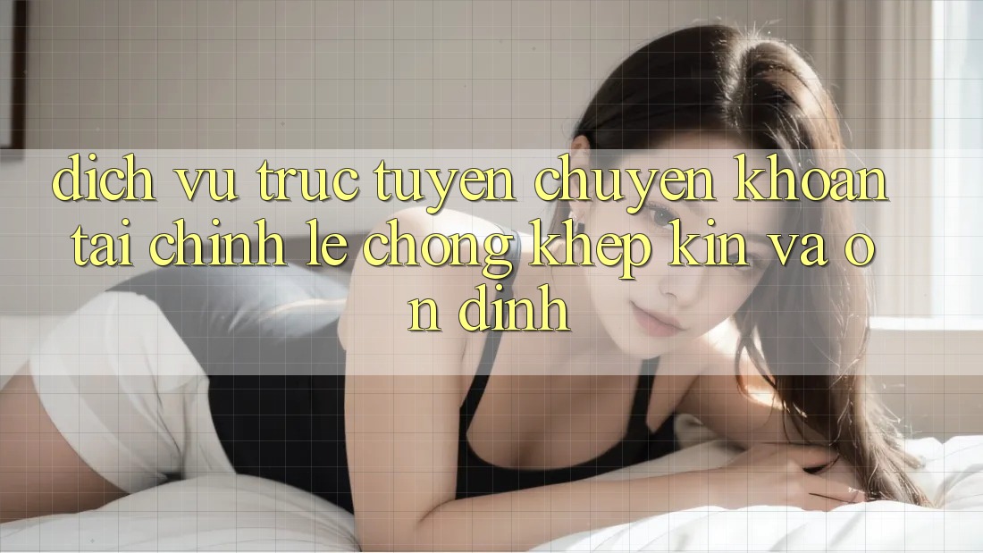 Dịch vụ trực tuyến Chuyển khoản Tài Chính: Lẹ Chóng, Khép Kín Và Ổn định