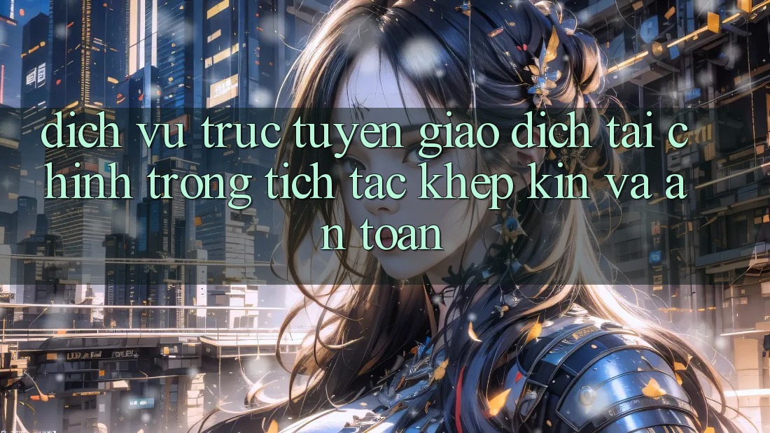 Dịch vụ trực tuyến Giao Dịch Tài Chính: Trong tích tắc, Khép Kín Và An Toàn