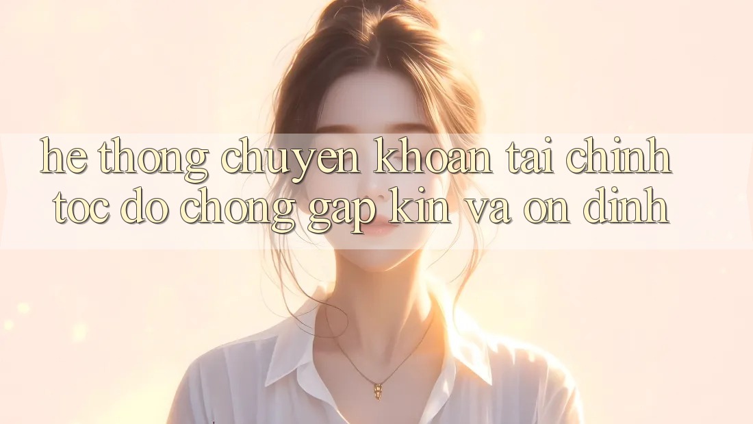 Hệ Thống Chuyển khoản Tài Chính: Tốc độ chóng, Gập Kín Và Ổn định