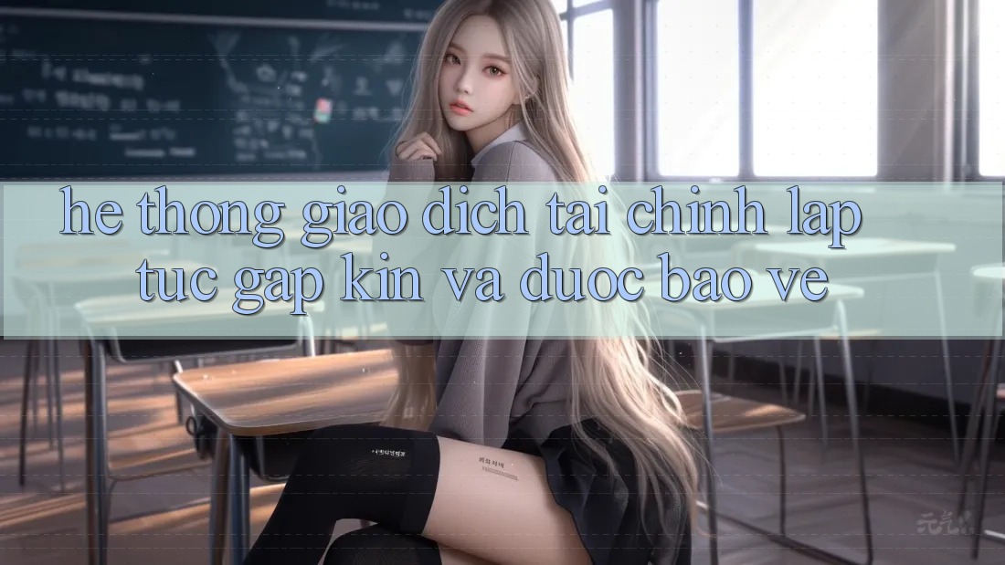 Hệ Thống Giao Dịch Tài Chính: Lập tức, Gập Kín Và Được bảo vệ