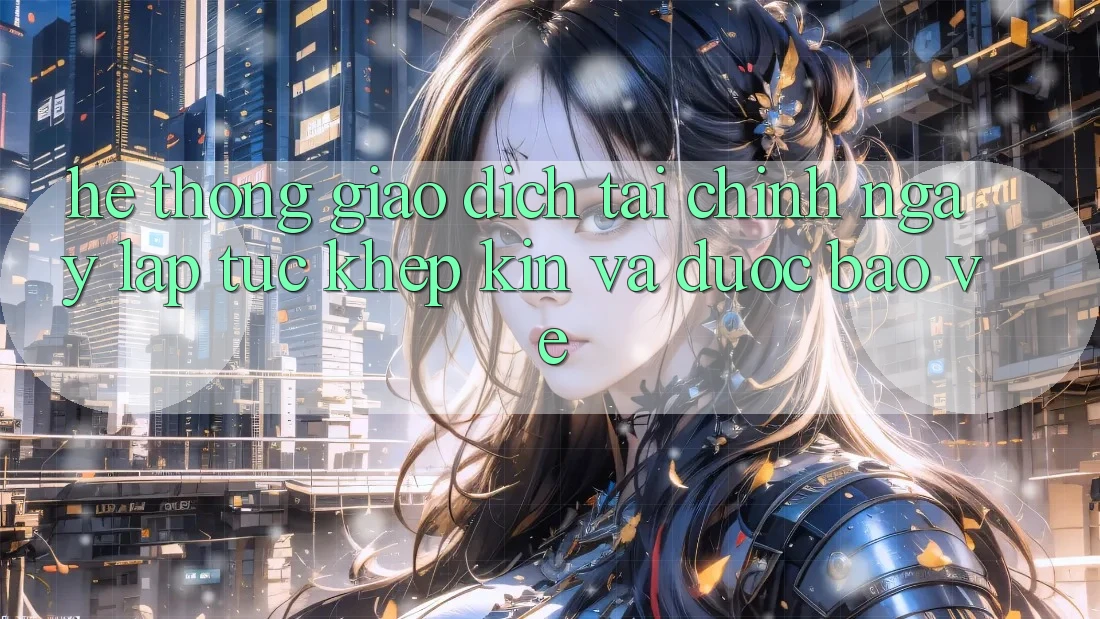 Hệ thống Giao Dịch Tài Chính: Ngay lập tức, Khép Kín Và Được bảo vệ
