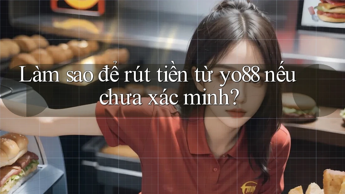 Làm sao để rút tiền từ yo88 nếu chưa xác minh?