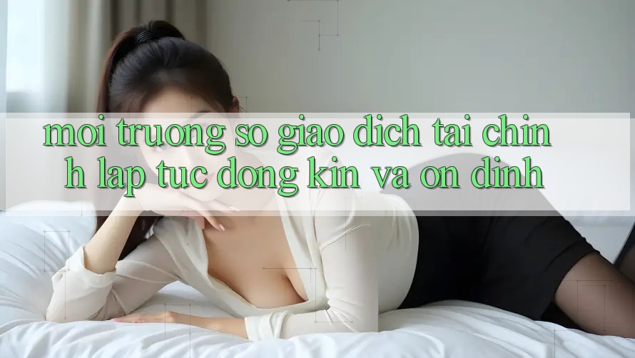 Môi trường số Giao Dịch Tài Chính: Lập tức, Đóng Kín Và Ổn định