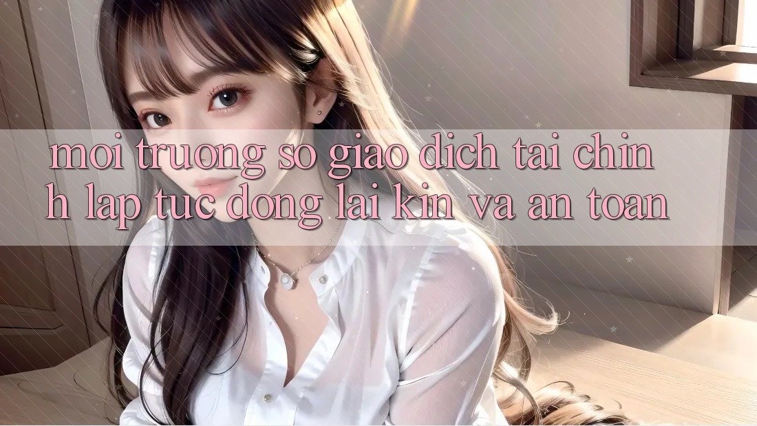 Môi trường số Giao Dịch Tài Chính: Lập tức, Đóng lại Kín Và An Toàn