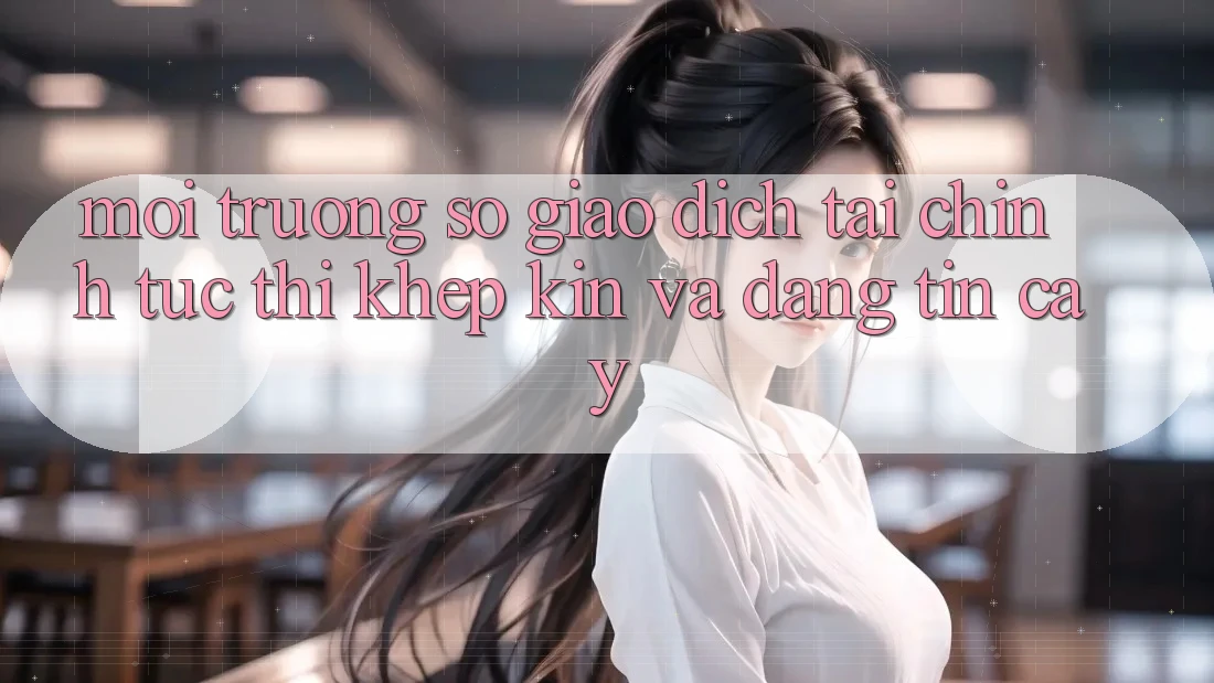 Môi trường số Giao Dịch Tài Chính: Tức thì, Khép Kín Và Đáng tin cậy