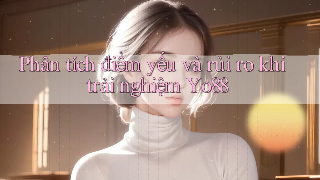 Phân tích điểm yếu và rủi ro khi trải nghiệm Yo88
