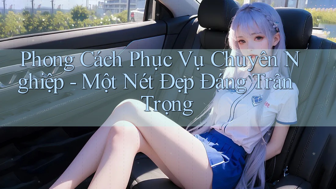 Phong Cách Phục Vụ Chuyên Nghiệp - Một Nét Đẹp Đáng Trân Trọng Phong Cách Phục Vụ Chuyên Nghiệp - Một Nét Đẹp Đáng Trân Trọng