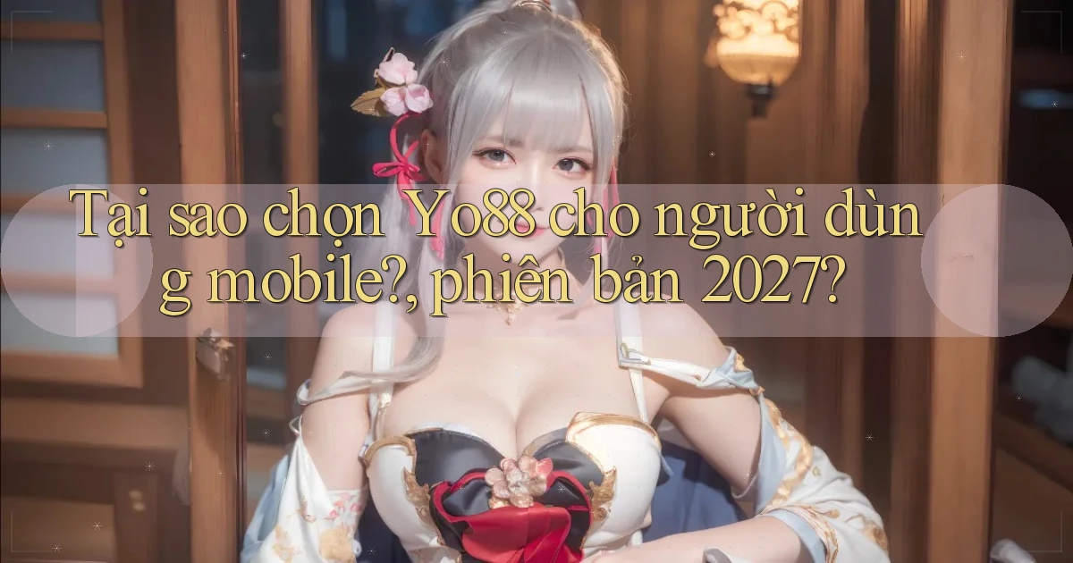 Tại sao chọn Yo88 cho người dùng mobile, phiên bản 2027