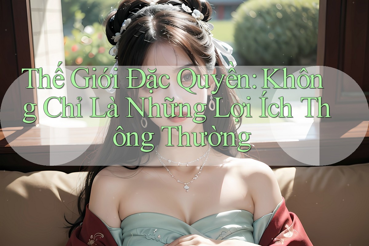 Thế Giới Đặc Quyền: Không Chỉ Là Những Lợi Ích Thông Thường