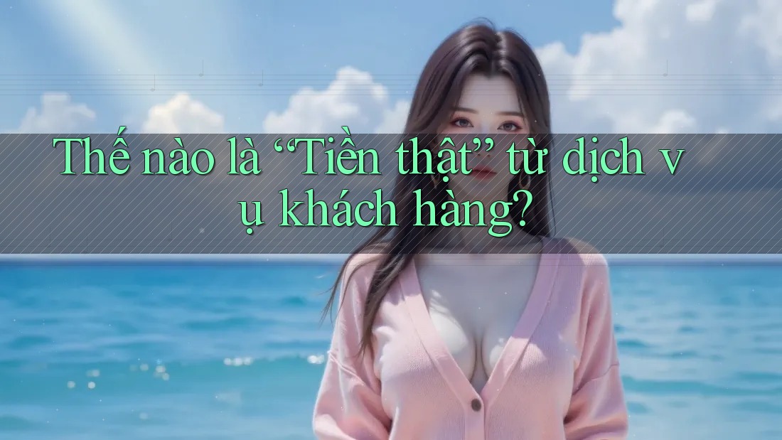 Thế nào là “Tiền thật” từ dịch vụ khách hàng?