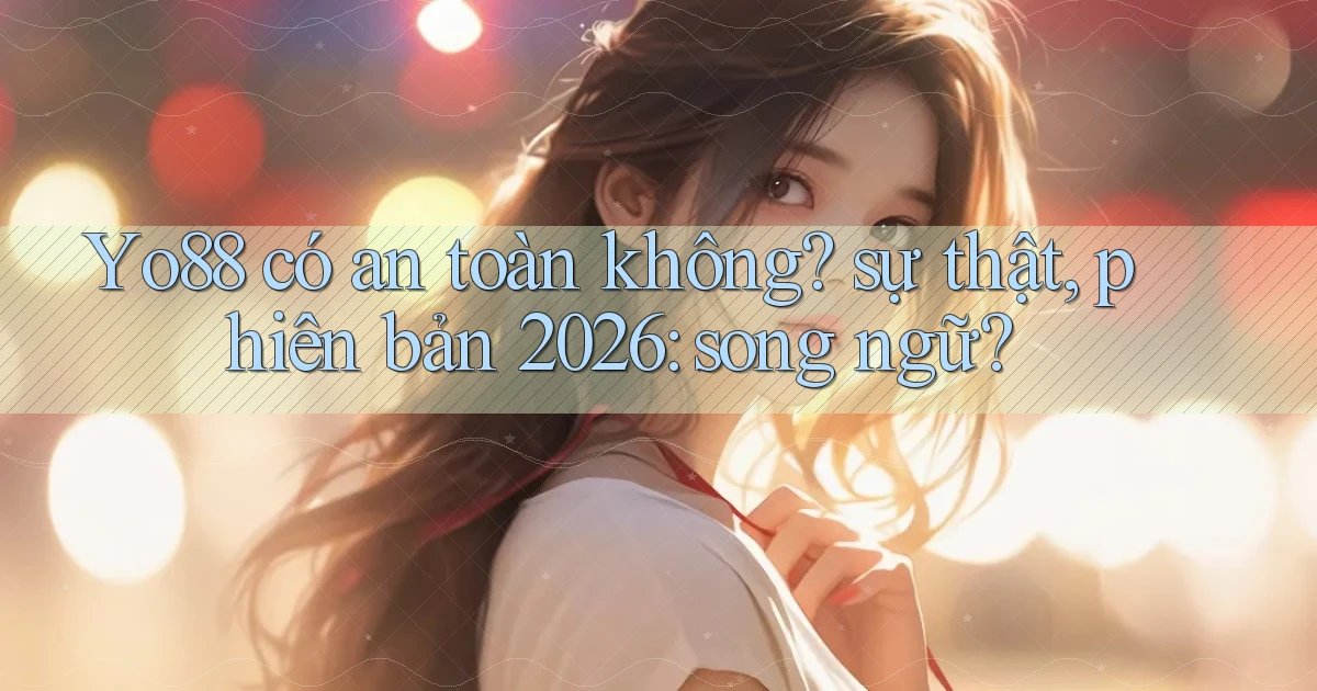 Yo88 có an toàn không sự thật, phiên bản 2026 song ngữ