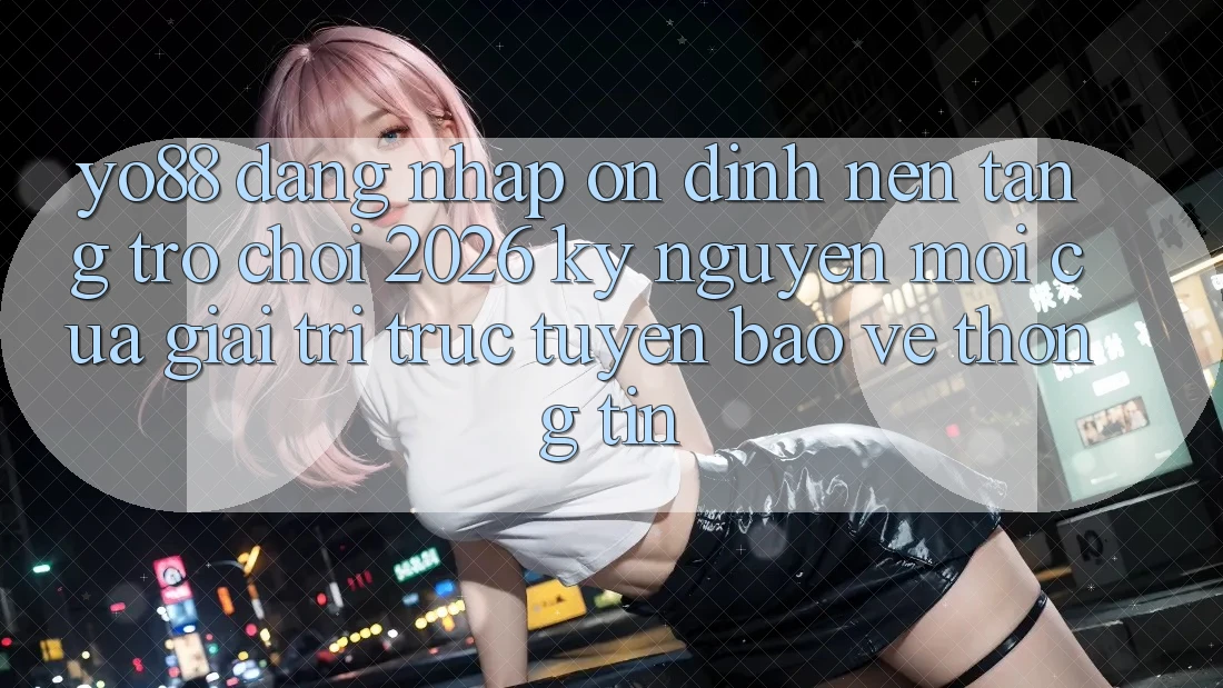 Yo88 - Đăng Nhập Ổn định - Nền Tảng Trò chơi 2026: Kỷ Nguyên Mới Của Giải Trí Trực Tuyến Bảo vệ thông tin