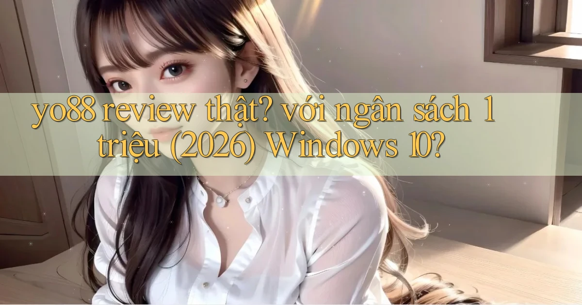 yo88 review thật với ngân sách 1 triệu (2026) Windows 10