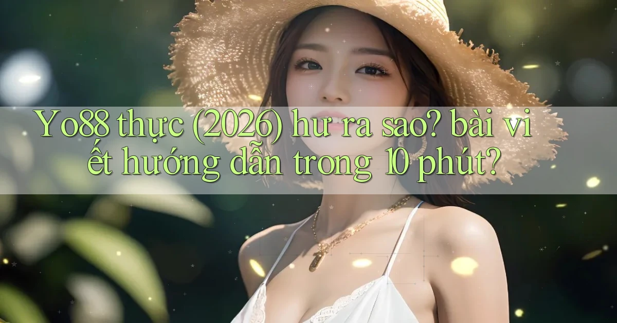 Yo88 thực (2026) hư ra sao bài viết hướng dẫn trong 10 phút