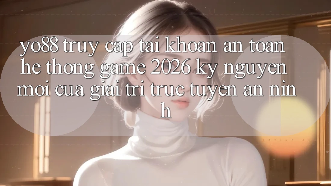 Yo88 - Truy cập tài khoản An Toàn - Hệ thống Game 2026: Kỷ Nguyên Mới Của Giải Trí Trực Tuyến An ninh