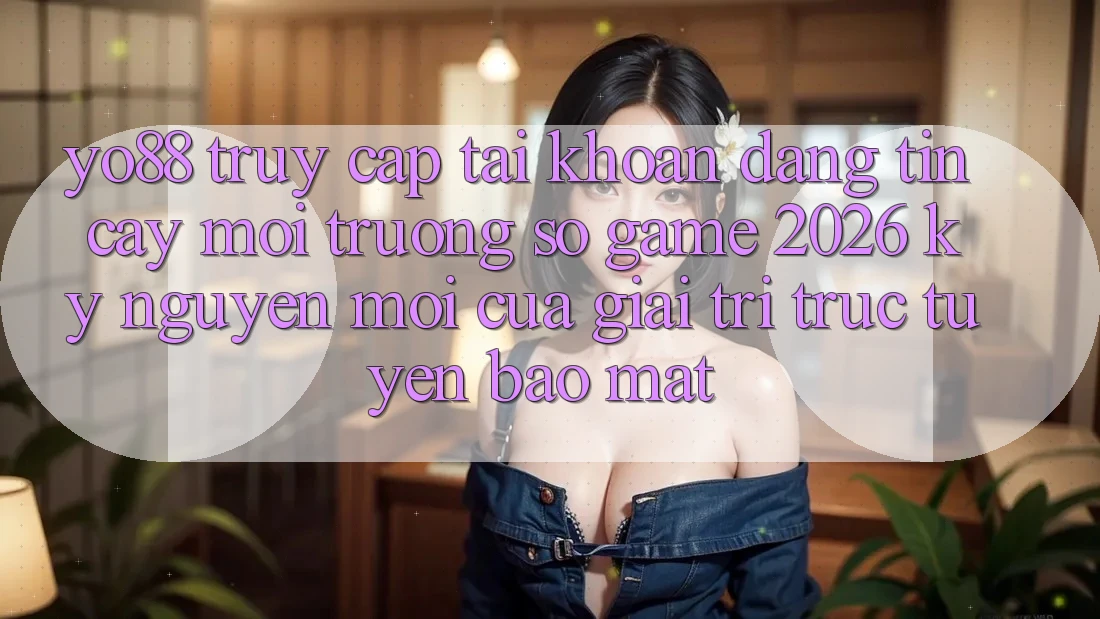 Yo88 - Truy cập tài khoản Đáng tin cậy - Môi trường số Game 2026: Kỷ Nguyên Mới Của Giải Trí Trực Tuyến Bảo Mật