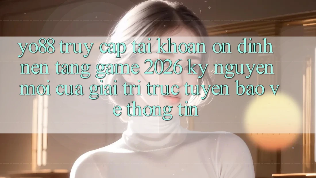 Yo88 - Truy cập tài khoản Ổn định - Nền Tảng Game 2026: Kỷ Nguyên Mới Của Giải Trí Trực Tuyến Bảo vệ thông tin