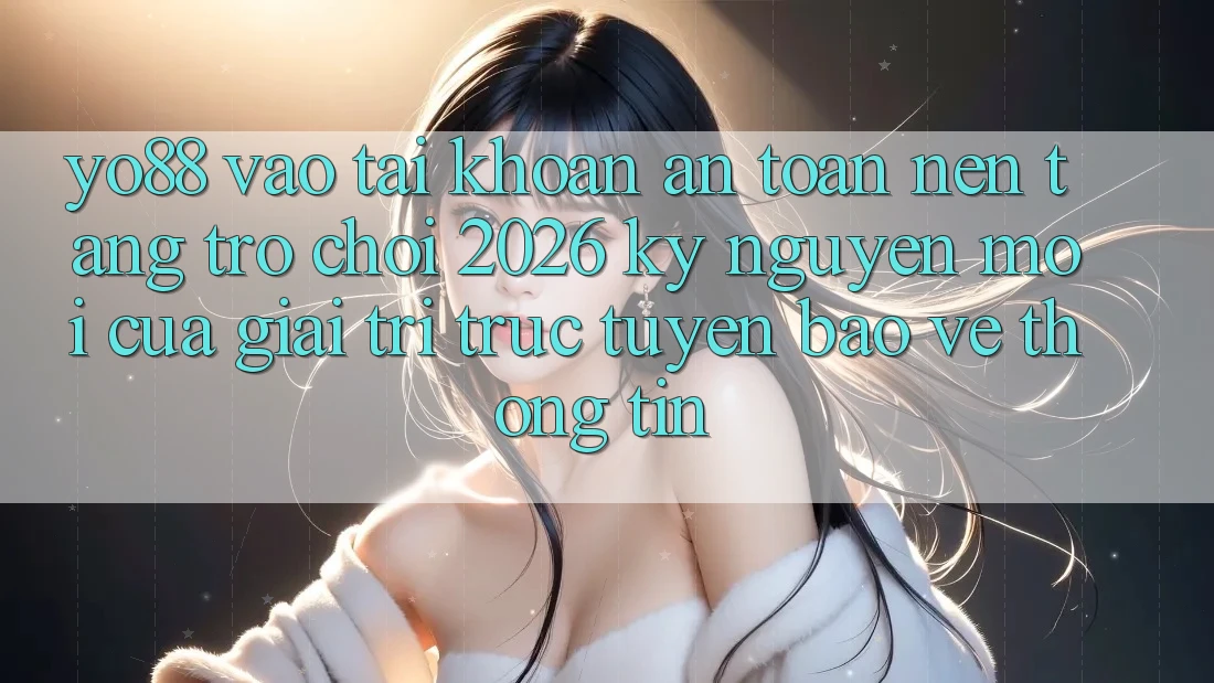 Yo88 - Vào tài khoản An Toàn - Nền Tảng Trò chơi 2026: Kỷ Nguyên Mới Của Giải Trí Trực Tuyến Bảo vệ thông tin